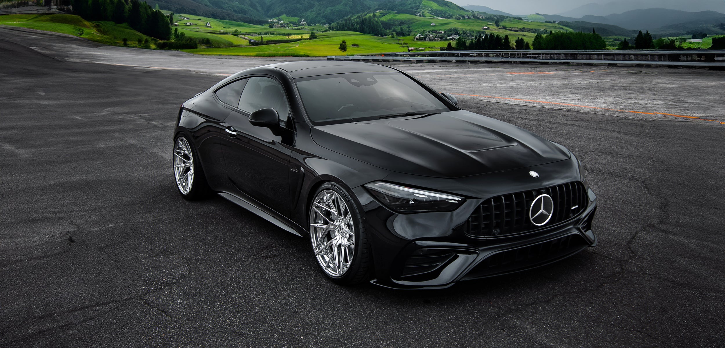 Wheels for Mercedes CLE 53 – Radi8 R803 Full forged wheels crafted for a deep stance and perfect street fitment