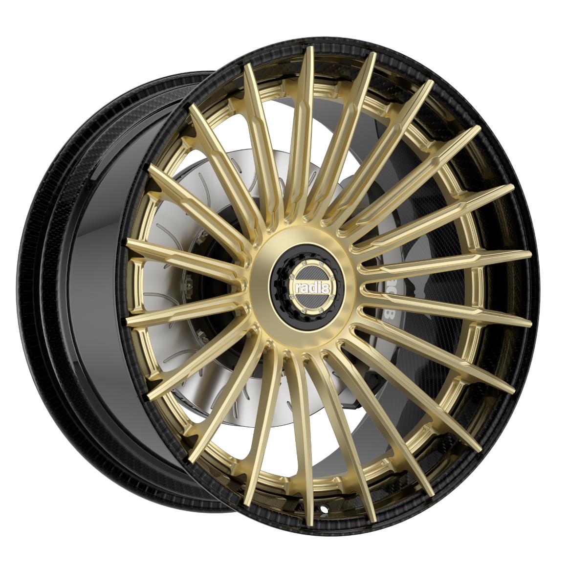 Wheels for Lamborghini – Full Carbon R802 forged by Radi8 to match the bold attitude of your supercar

