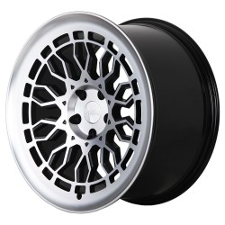 r8a10 19 x 10 ET38 5x100 Gloss Black Machined Face