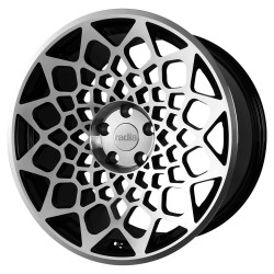 r8b12 18 x 9.5 ET42 5x112 Matt Silver Machined Face