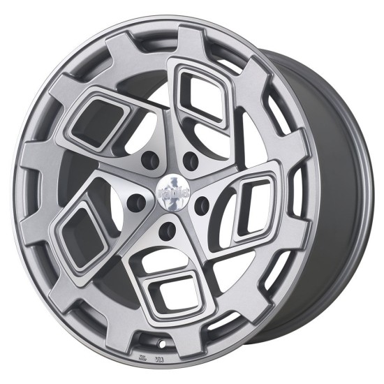 r8cm9 20 x 10 ET42 5x120 Matt Silver Machined Face