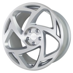 r8s5 18 x 8.5 ET42 5x112 Matt Silver Machined Face