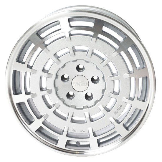 r8sd11 19 x 8.5 ET45 5x112 Matt Silver Machined Face